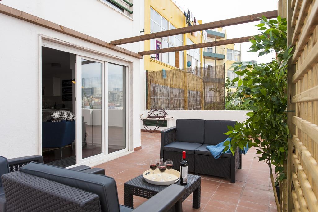 Joivy Superb 1-Bed Apt With Workspace And Terrace, Close To Avenida Da Liberdade Лиссабон Экстерьер фото
